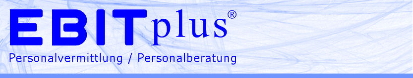 Logo von EBIT plus GmbH Personaldienstleistungen - Personalberater in Düsseldorf