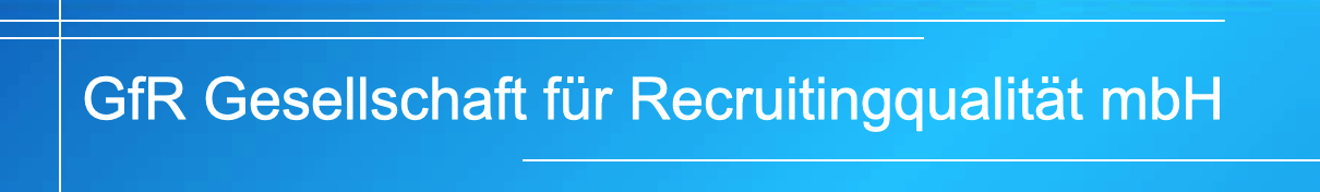 Logo von GfR Gesellschaft für Recruitingqualität mbH - Personalberater in Berlin
