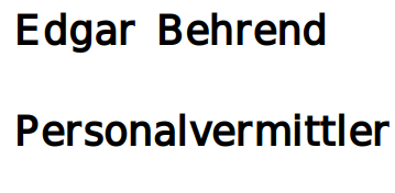 Logo von Edgar Behrend - Personalberater in Nürnberg